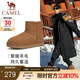 駱駝（CAMEL）男鞋冬季新款羊毛加絨棉鞋男款東北防寒保暖雪地靴男士 G13W837105 栗色男 41