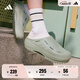 adidas 波波涼鞋 OZWAVE CLOG穩(wěn)定緩震回彈厚底老爹拖鞋阿迪達斯   亮光綠/亮檸檬黃(推薦選大一碼)   46