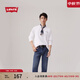 Levi's李維斯男士美式經(jīng)典寬松休閑印花基礎款通勤圓領(lǐng)套頭衛衣 白色 002HD-0000 L