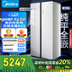美的（Midea）M60系列643雙開門對開門雙系統(tǒng)超薄零嵌入式家用冰箱一級能效風(fēng)冷無霜國家補貼20%MR-643WUKGPZE