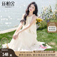 絲柏舍掛脖連衣裙2025夏季新款女裝時(shí)尚簡(jiǎn)約寬松款度假風(fēng)長(cháng)裙