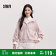 森馬（Semir）[商場同款]女連帽插肩袖寬松2024冬季純色衣服簡約風101724116023