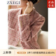 ZXEGI春秋小香風(fēng)短外套女時(shí)尚瑞麗晶粉色粗花秋新款高品質(zhì)女士外套上衣 外套 2XL