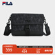 FILA【黑武士】斐樂(lè )斜挎包防潑水輕便老花背包單肩包斜挎包隨身包男包 滿(mǎn)印一-ZA XS