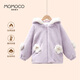 瑪米瑪卡（MOMOCO）童裝女童外套2025冬款中大童洋氣毛毛外套 紫色 150