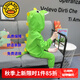 G.DUCKKIDS童裝兒童睡衣春秋季小恐龍衣服男童家居服純棉連體睡袋女孩 小恐龍淺綠色【春秋款】 110尺碼4~5歲【100-110cm】