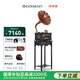 梵尼詩為國粹發(fā)聲系列35H花樣的年華旗袍主題復(fù)古留聲機(jī)黑膠唱片機(jī)藍(lán)牙音箱音響 朱砂墨 花櫸木（渦輪HiFi+木喇叭）