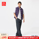 優(yōu)衣庫【超品好價(jià)】男裝/女裝彈力休閑長(cháng)褲/休閑褲褲子機能工裝褲479382 481269/08深灰色 M /170/80A