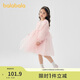 巴拉巴拉童裝兒童連衣裙女童裙子2025春裝小童洋氣網(wǎng)紗公主裙208125111004