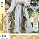 兩三事國(guó)風(fēng)油畫(huà)半身裙女 2025春季新款冬新款a字中長(zhǎng)款裙子梵高廊橋遺夢(mèng) 花色 S