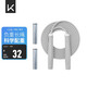 Keep負(fù)重跳繩健身運(yùn)動(dòng)考試可用成人健身繩家用 長繩款/冰川灰
