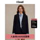 ELAND【醋酯＋萊賽爾】衣戀西裝女合身西服通勤外套2025秋季新款 藏青色(59)Navy L