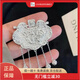 LISM足銀999天子門(mén)生銀鎖銀飾毛衣鏈花絲吊墜龍鳳平安鎖女送禮物小號單吊墜約7克左右