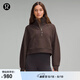 lululemon丨Scuba女士寬松款煙囪領(lǐng)衛(wèi)衣 LW3HW0S 濃縮咖啡色 XS /S