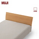 MUJI 水洗棉 床單 床上用品 純棉 全棉 學生宿舍 米色 【限定】小單人床用 150cm*260cm