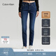 Calvin KleinJeans四季款女士簡約休閑通勤ck洗水微彈合體版牛仔褲J223294 1BJ-牛仔藍(lán) 27