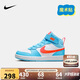 NIKE 耐克小童鞋 Court Borough 男童中幫運(yùn)動(dòng)鞋魔術(shù)貼兒童休閑板鞋
