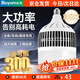Biuyum led燈泡廠(chǎng)房倉庫大功率節能燈泡高亮度鰭片散熱燈泡E27螺口 200w 白光6000k