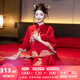 枝己秀禾服新娘婚紗2025新款新中式結(jié)婚禮服古裝嫁衣敬酒服 M016 L