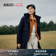 AIGLE艾高秋冬款GTX WS防風(fēng)加厚保暖中長(zhǎng)款極寒鵝絨羽絨服女 海軍藍(lán) AX511 M (38) (165/88A)