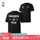 NBA楊瀚森球衣籃球服波特蘭開拓者男女同款紀(jì)念T恤短袖上衣t恤 黑色(楊瀚森) 2XL