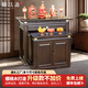 實(shí)木供桌家用觀(guān)音神臺供桌財神爺供桌家用供神桌櫻桃木香案臺佛堂香火桌關(guān)公神明桌神臺供桌 黑檀色68+拉柜【櫻桃木】