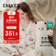 嫚熙（EMXEE）秋冬莫代爾空氣棉孕婦哺乳孕婦睡衣月子服產(chǎn)婦產(chǎn)后夾棉家居服