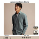 ABERCROMBIE & FITCH男裝女裝情侶裝春秋經(jīng)典小麋鹿通勤百搭長袖府綢襯衫KI125-3251 綠色條紋 S 175/92A，【推薦120-130斤】