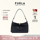 芙拉（FURLA）【七夕禮物】SFERA SOFT牛皮中號女士上班通勤單肩包腋下包百搭 黑色[電商專享]