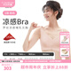 犬印本鋪（INUjIRUSHI）新款哺乳文胸涼感無鋼圈胸罩懷孕產(chǎn)后孕婦文胸開扣喂奶內(nèi)衣 IBR0003 粉色 F2