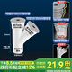 一靚廚房PVC斜三通排水管道45度等徑變徑三通50 75下水管配件y型三通 50*50內插斜三通 接18-35mm管