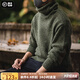 馬登工裝 美式復(fù)古純色保暖高領(lǐng)針織衫馬海毛毛衣秋季個性打底衫男 綠色 M