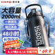 恩爾美（nRMEi）保溫保冷杯大容量1500ml男士男款初高中學(xué)生吸管運(yùn)動(dòng)水壺冰霸杯子