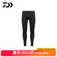達(dá)億瓦（DAIWA）24春夏 DU-3024CS 速干防曬打底褲防蚊釣魚長褲冰感彈力緊身褲 黑色 3XL