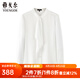 雅戈?duì)枺╕OUNGOR）襯衫女士秋冬青年女長(zhǎng)袖襯衫重磅優(yōu)質(zhì)面料女士襯衫 白色VLFC164826BQF 37 （165/88A）