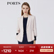 PORTS寶姿春夏新品女裝長(cháng)袖中長(cháng)夾克LM8J039MFD097 鹽粉色混色 S (4)