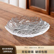 青蘋(píng)果創(chuàng  )意水果盤(pán)客廳家用2025新款高顏值網(wǎng)紅家用水晶質(zhì)感零食干果盤(pán) 透明-星旋玻璃淺盤(pán)大