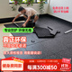 睿致（RECHFIT） 健身房橡膠地墊運動(dòng)地膠啞鈴杠鈴力量區減震隔音防滑防砸地板 凹槽款50*50*2.5cm/片