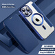 衛正圖適用新款蘋(píng)果17promax金盾磁吸翻蓋插卡手機殼iPhone17Air皮套17pro電鍍透明防摔全包無(wú)線(xiàn)充保護殼 【寶藍色】磁吸充電/插卡皮套/自帶鏡頭膜 蘋(píng)果17