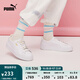 彪馬（PUMA）官方【厚底鞋】女低幫復(fù)古增高板鞋松糕鞋小白鞋PLATFORM364040 白-金色-04 39
