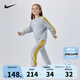 NIKE 耐克童裝男女童長袖衛(wèi)衣+長褲2件套裝春秋兒童褲子