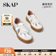圣伽步（Skap）板鞋女士休閑百搭平底戶外德訓(xùn)鞋 銀色 【章若楠同款】 36