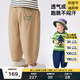 馬·拉?。∕.Latin）/大冒險家的尋寶卡童裝褲子夏裝新款女小童牛仔長褲 卡其 100cm