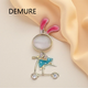 DEMURE新款可愛(ài)兔子胸針女可愛(ài)別針?lè )雷吖饪畚餮b襯衫配飾中秋節禮物 可愛(ài)兔子胸針