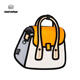 JumpFromPaper貓頭鷹二次元2D漫畫(huà)斜挎包女單肩包JFP送女友情人節七夕生日禮物 橘色