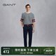 GANT/甘特春季新款男士長褲子時尚百搭直筒修身舒適休閑褲 410藍色 32