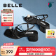 百麗（Belle）鐘楚曦同款珠珠女孩1.0新中式?jīng)鲂疀鲂珺1887BL4 墨染黑-涼鞋 37 (235mm)