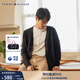TOMMY HILFIGER秋冬男裝純棉休閑簡約小繡標(biāo)紐扣V領(lǐng)合身針織開衫外套J6879 黑色BDS M （推薦：135-150斤）