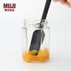 無印良品（MUJI） 硅膠果醬勺 廚房 家用 攪拌勺 料理勺 刮勺 MC125A4A 長19cm