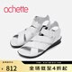 achette雅氏4R26 摩登簡約條帶休閑涼鞋時尚魔術(shù)貼女鞋 01-白色 39